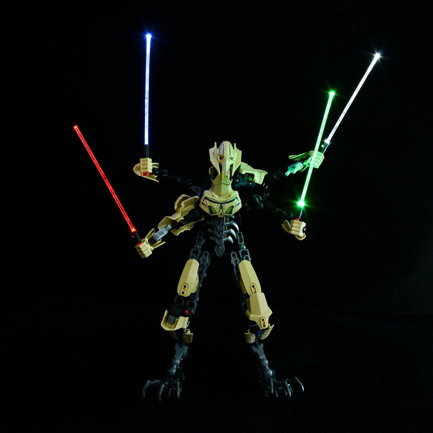 EASYLITE LED Lighting Up Kit For Length 12 Cm Lightsaber Characters General Grievous White Storm No Blocks