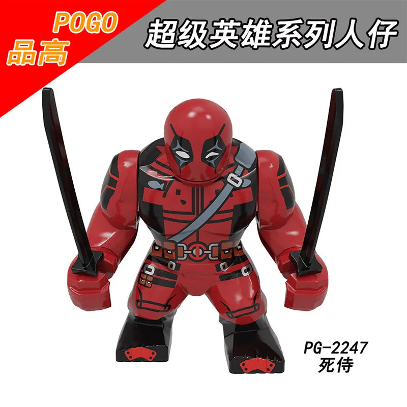 Marvel building blocks, humanoid dolls, mini dolls, Hulk, children's toys, birthday gifts, cartoon characters, Christmas gifts