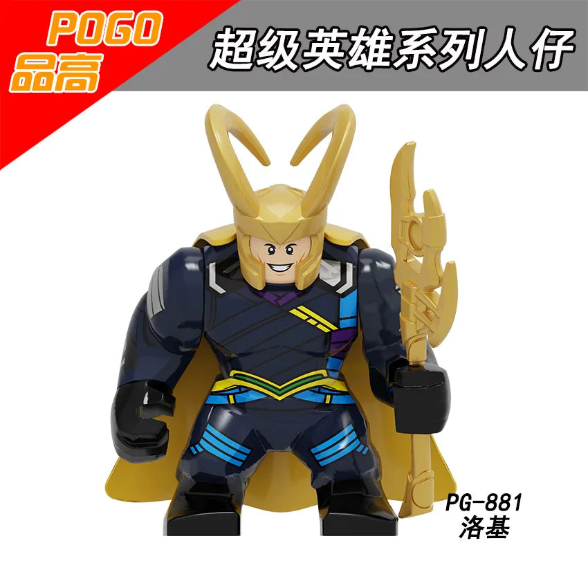 Marvel building blocks, humanoid dolls, mini dolls, Hulk, children's toys, birthday gifts, cartoon characters, Christmas gifts