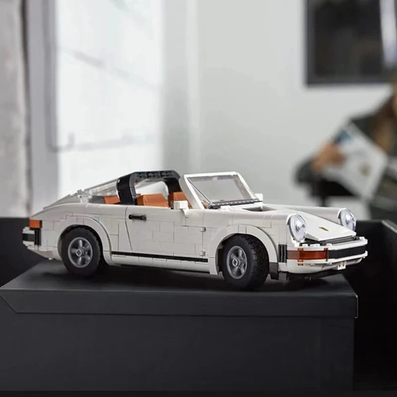 Hot Toys Technical Retro Car Model Legoing 10295 Building Blocks Set Race Classic Kit for Adults and Teens Toys Gift 1458PCS