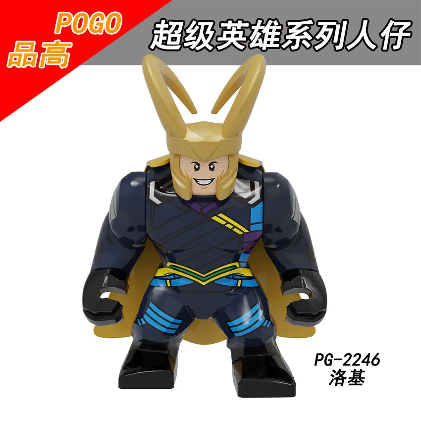 Marvel building blocks, humanoid dolls, mini dolls, Hulk, children's toys, birthday gifts, cartoon characters, Christmas gifts