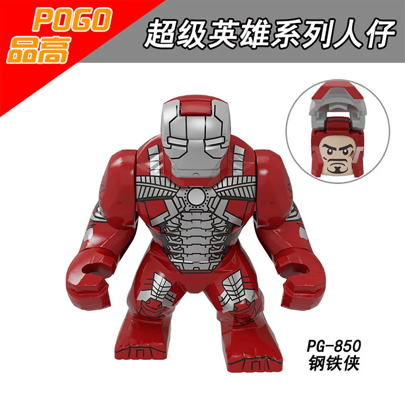 Marvel building blocks, humanoid dolls, mini dolls, Hulk, children's toys, birthday gifts, cartoon characters, Christmas gifts