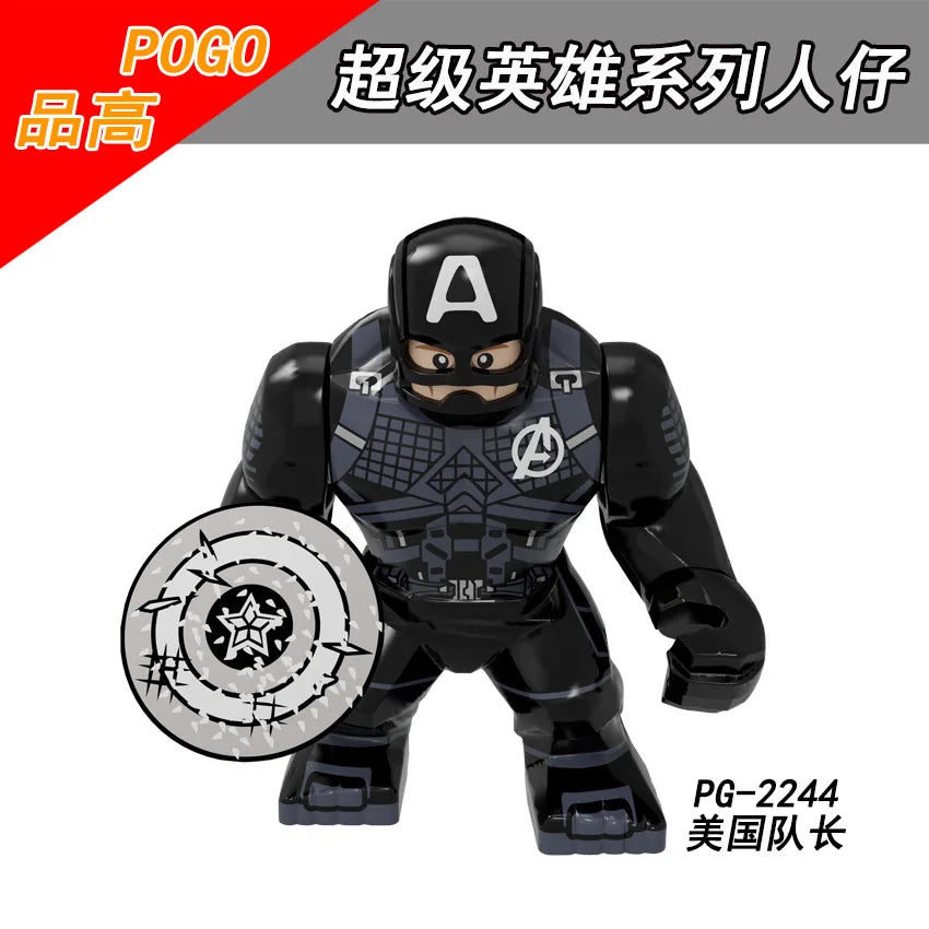 Marvel building blocks, humanoid dolls, mini dolls, Hulk, children's toys, birthday gifts, cartoon characters, Christmas gifts