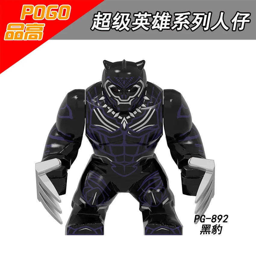 Marvel building blocks, humanoid dolls, mini dolls, Hulk, children's toys, birthday gifts, cartoon characters, Christmas gifts