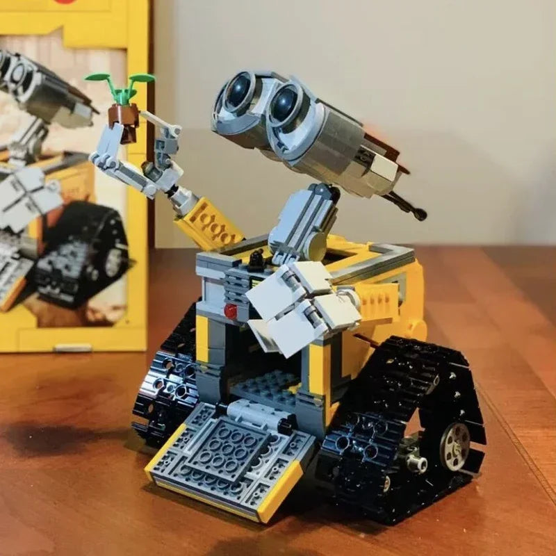 Robot Mobilization Is Compatible With Puzzle Building Blocks Children'S Toys Wall-E Assembly Building Block Model Toy Gifts