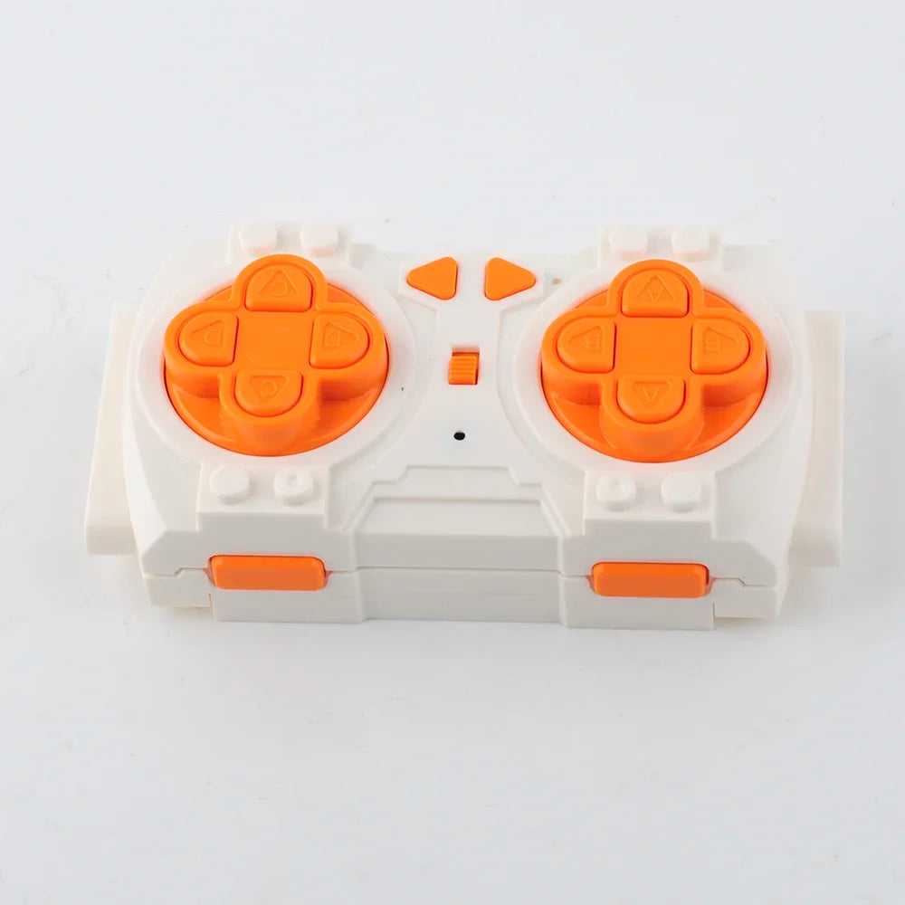 L/Servo Motor + 4-way Speed Control Remote Control With Battery Case Set Power Group Set MOC Building Blocks DIY Parts PF Bricks