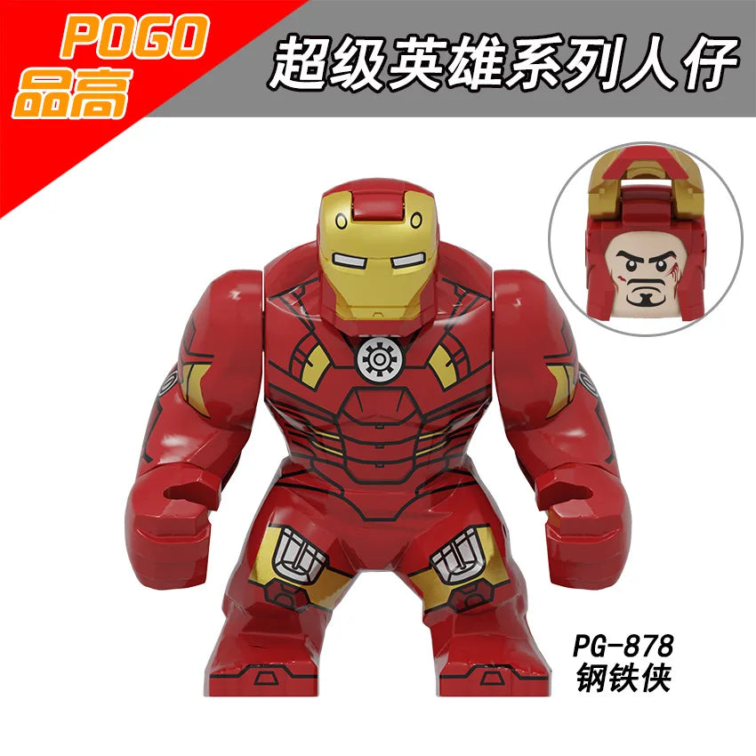 Marvel building blocks, humanoid dolls, mini dolls, Hulk, children's toys, birthday gifts, cartoon characters, Christmas gifts