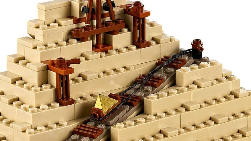 Hot Toys Classic Legoing  The Great Pyramid of Giza Model City Architecture Street View Building Blocks DIY Assembled Toys