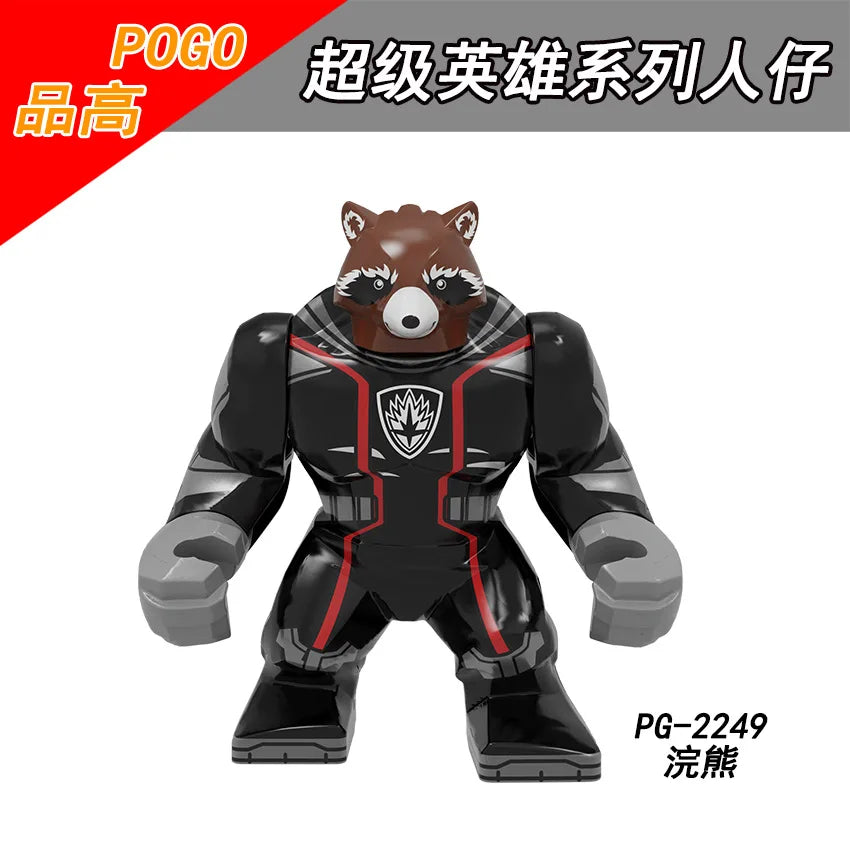 Marvel building blocks, humanoid dolls, mini dolls, Hulk, children's toys, birthday gifts, cartoon characters, Christmas gifts