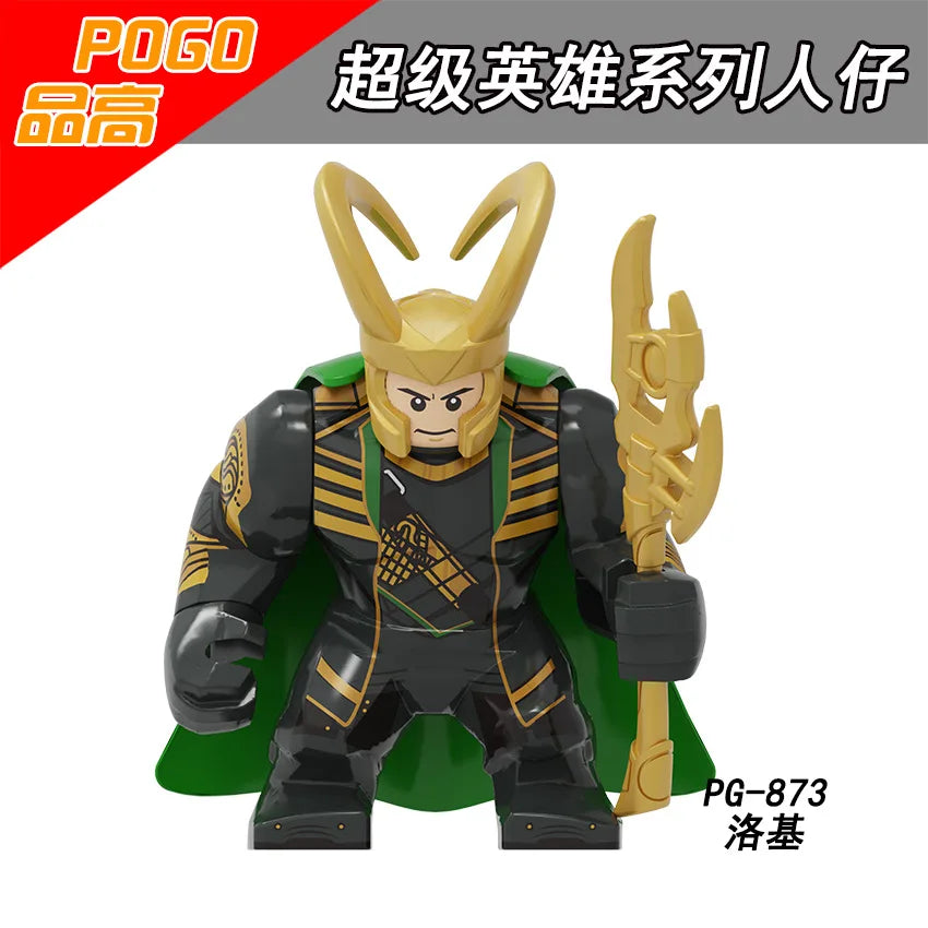 Marvel building blocks, humanoid dolls, mini dolls, Hulk, children's toys, birthday gifts, cartoon characters, Christmas gifts