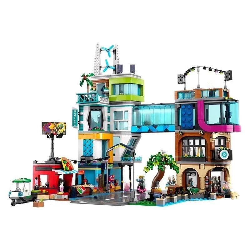 legolcks 2025 New building Series 2010pcs Modern Metropolis Model Building Blocks DIY Assembly Toys Christmas Birthday Gifts