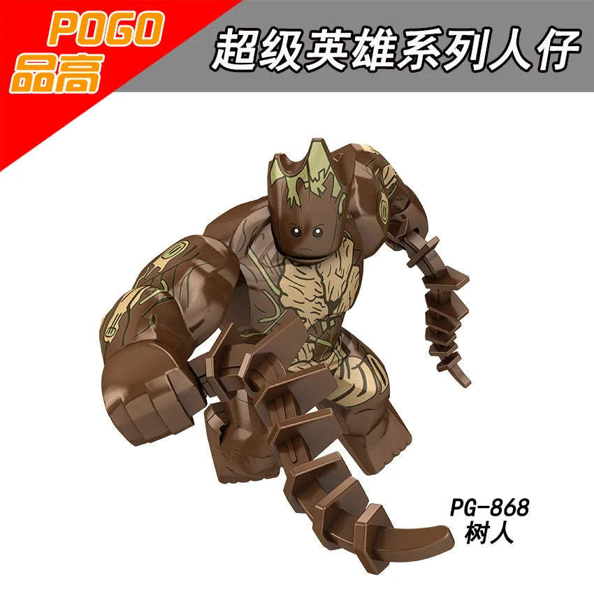 Marvel building blocks, humanoid dolls, mini dolls, Hulk, children's toys, birthday gifts, cartoon characters, Christmas gifts