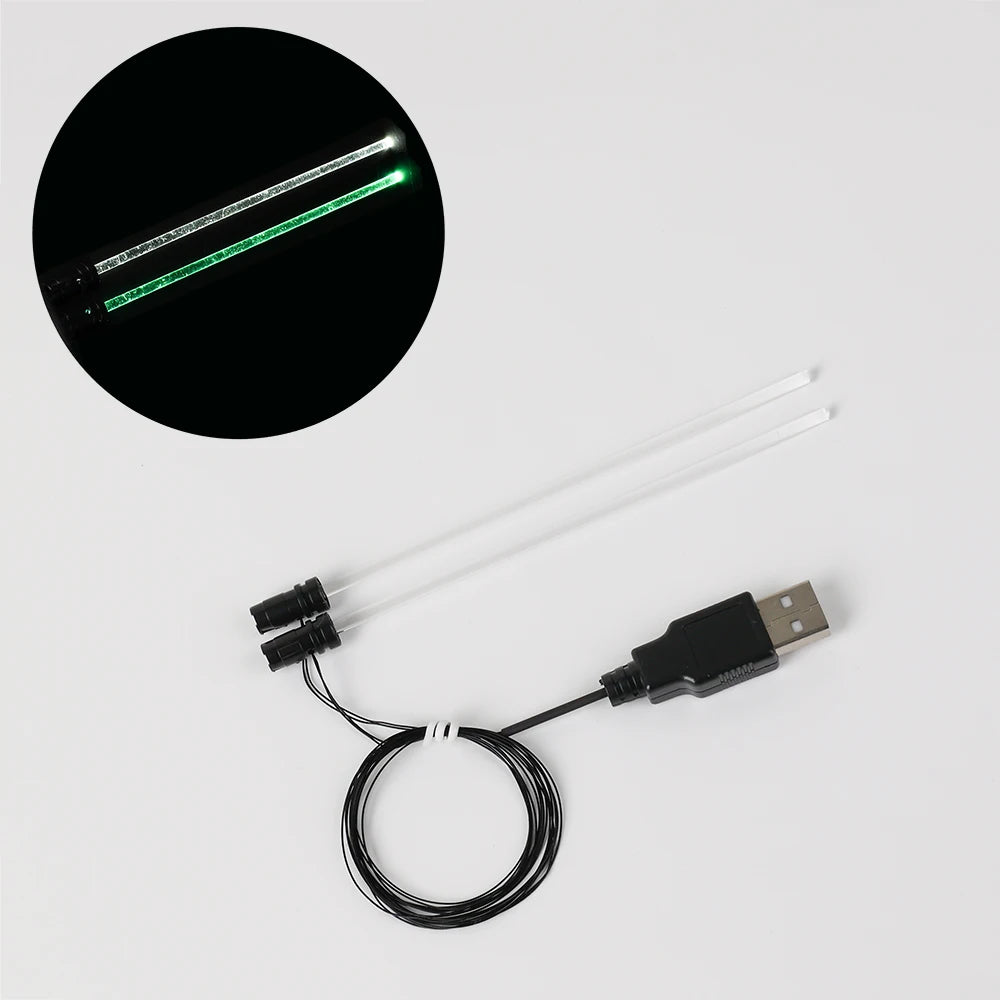 EASYLITE LED Lighting Up Kit For Length 12 Cm Lightsaber Characters General Grievous White Storm No Blocks
