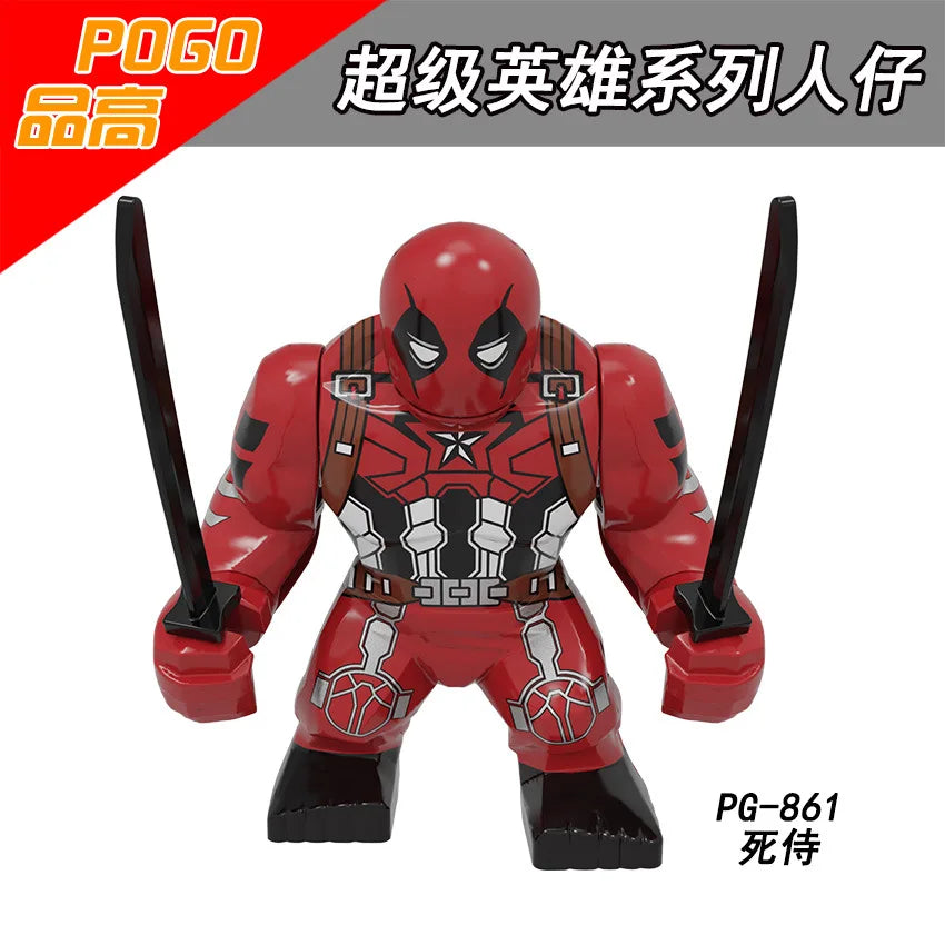 Marvel building blocks, humanoid dolls, mini dolls, Hulk, children's toys, birthday gifts, cartoon characters, Christmas gifts