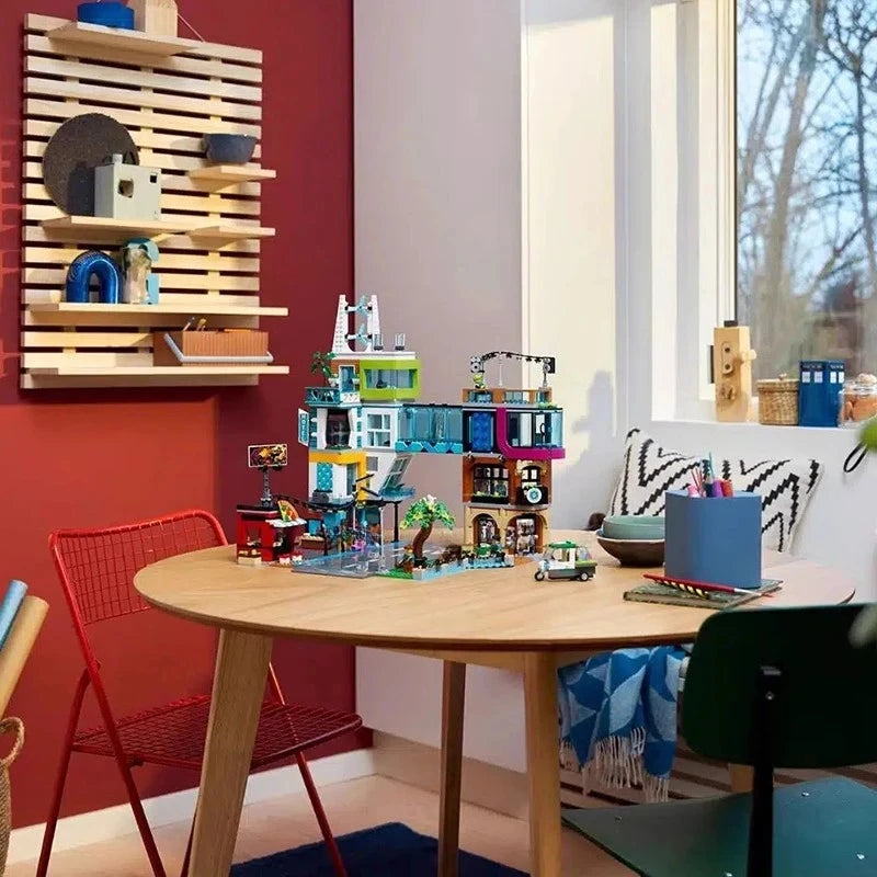 legolcks 2025 New building Series 2010pcs Modern Metropolis Model Building Blocks DIY Assembly Toys Christmas Birthday Gifts