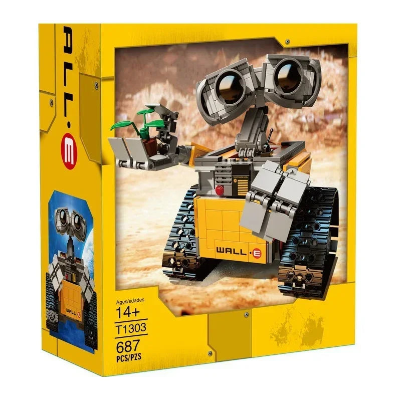 Robot Mobilization Is Compatible With Puzzle Building Blocks Children'S Toys Wall-E Assembly Building Block Model Toy Gifts