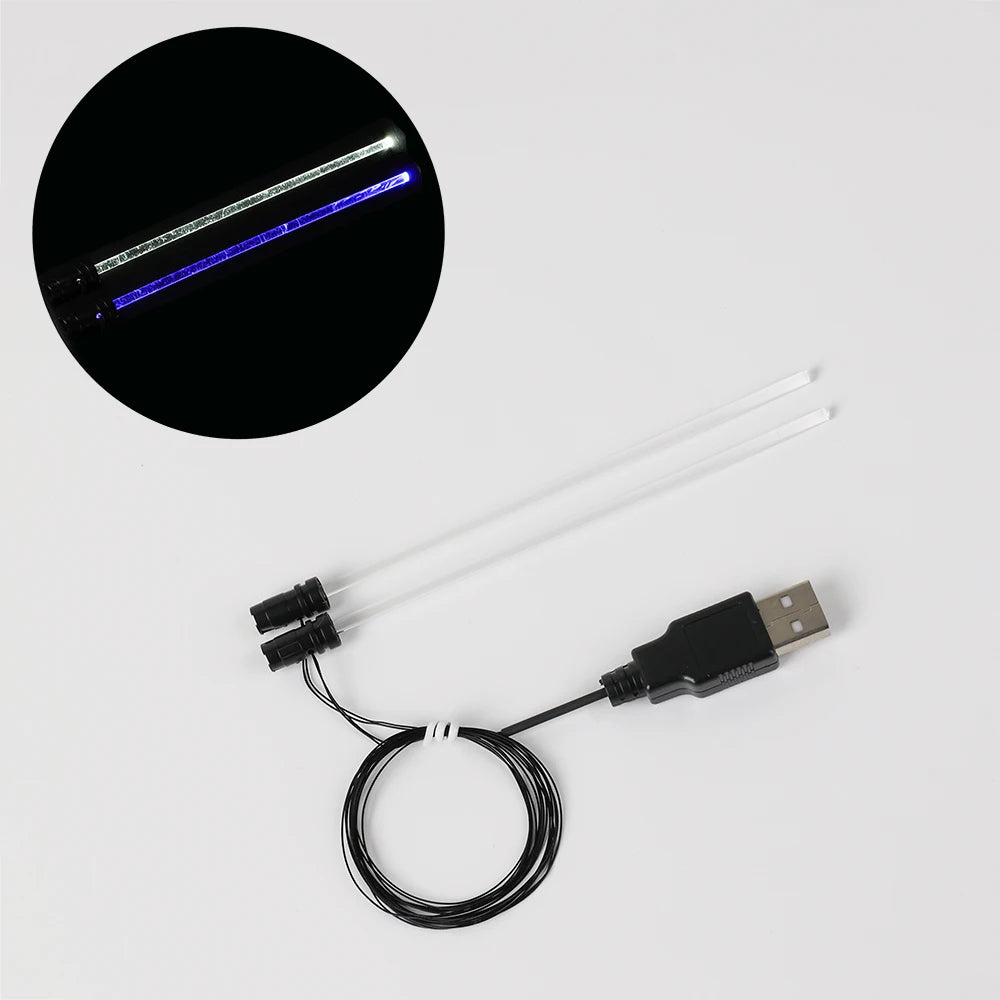 EASYLITE LED Lighting Up Kit For Length 12 Cm Lightsaber Characters General Grievous White Storm No Blocks