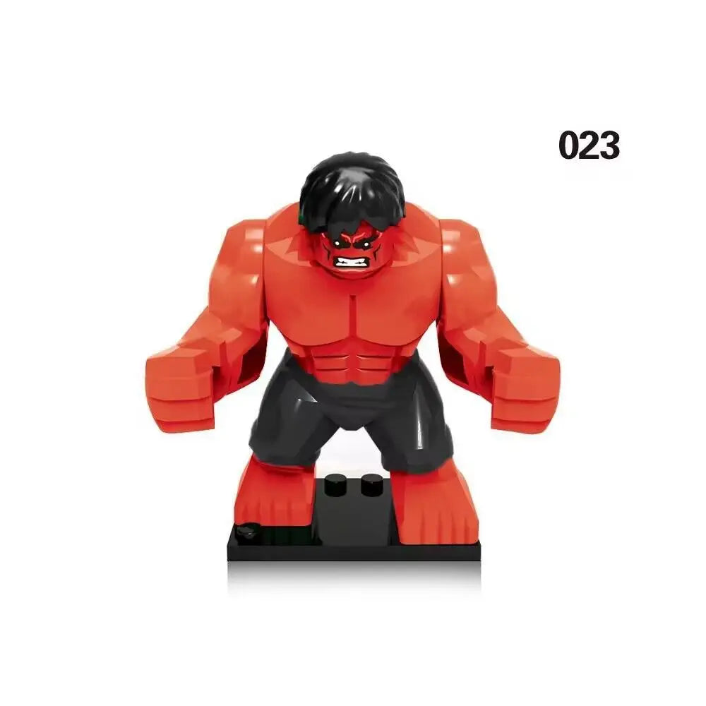 Marvel building blocks, humanoid dolls, mini dolls, Hulk, children's toys, birthday gifts, cartoon characters, Christmas gifts