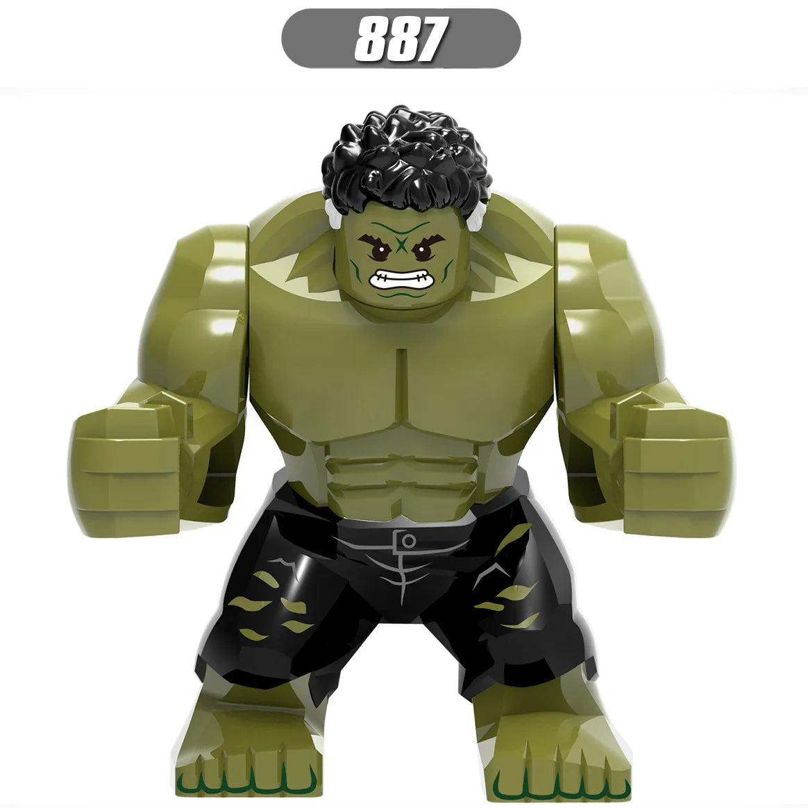 Marvel building blocks, humanoid dolls, mini dolls, Hulk, children's toys, birthday gifts, cartoon characters, Christmas gifts