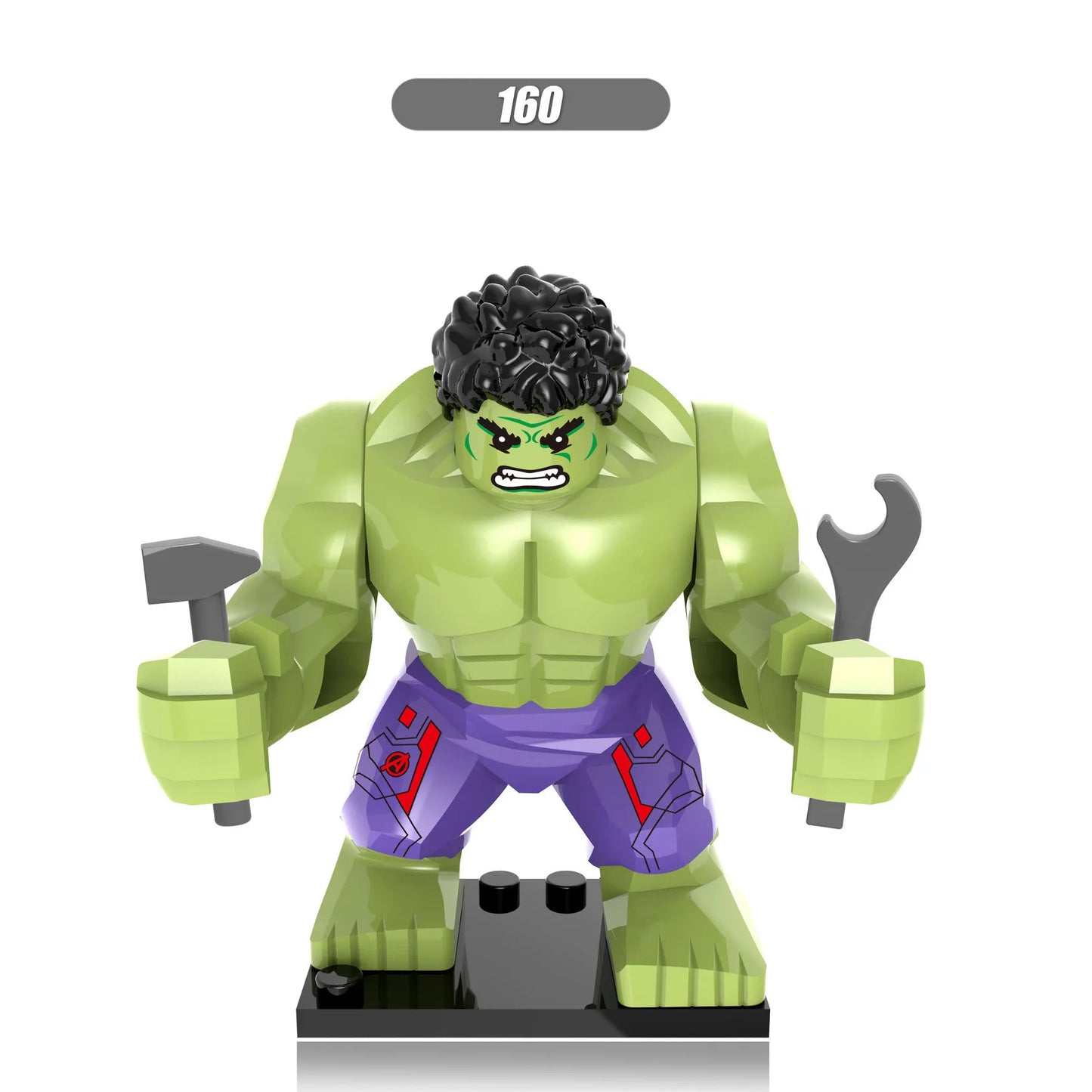 Marvel building blocks, humanoid dolls, mini dolls, Hulk, children's toys, birthday gifts, cartoon characters, Christmas gifts