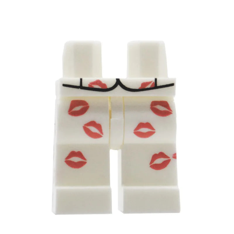 10 MOC Leg Pants Dress Short legs Body Wear Compatible building blocks Toys