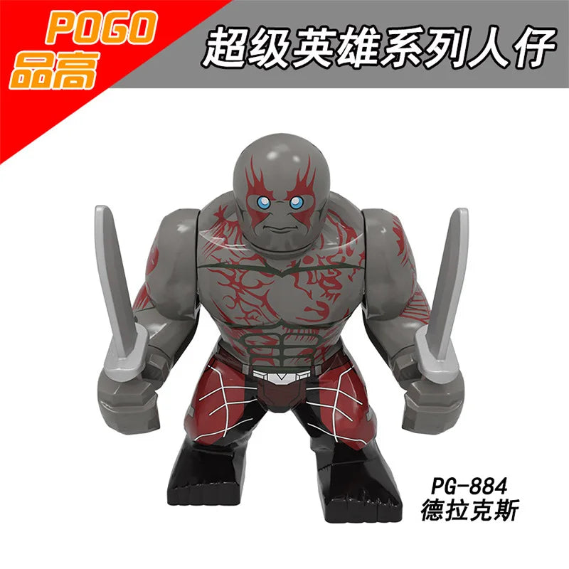 Marvel building blocks, humanoid dolls, mini dolls, Hulk, children's toys, birthday gifts, cartoon characters, Christmas gifts