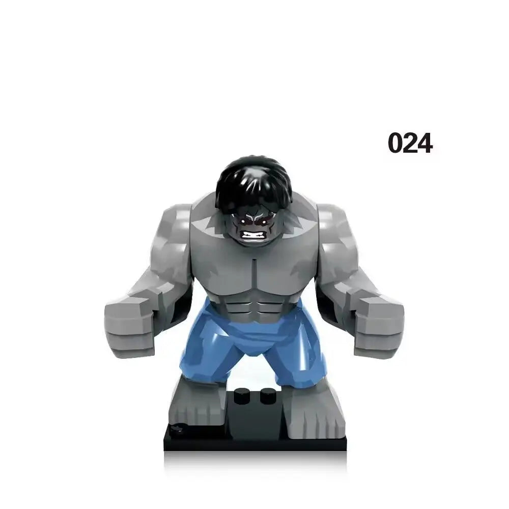 Marvel building blocks, humanoid dolls, mini dolls, Hulk, children's toys, birthday gifts, cartoon characters, Christmas gifts