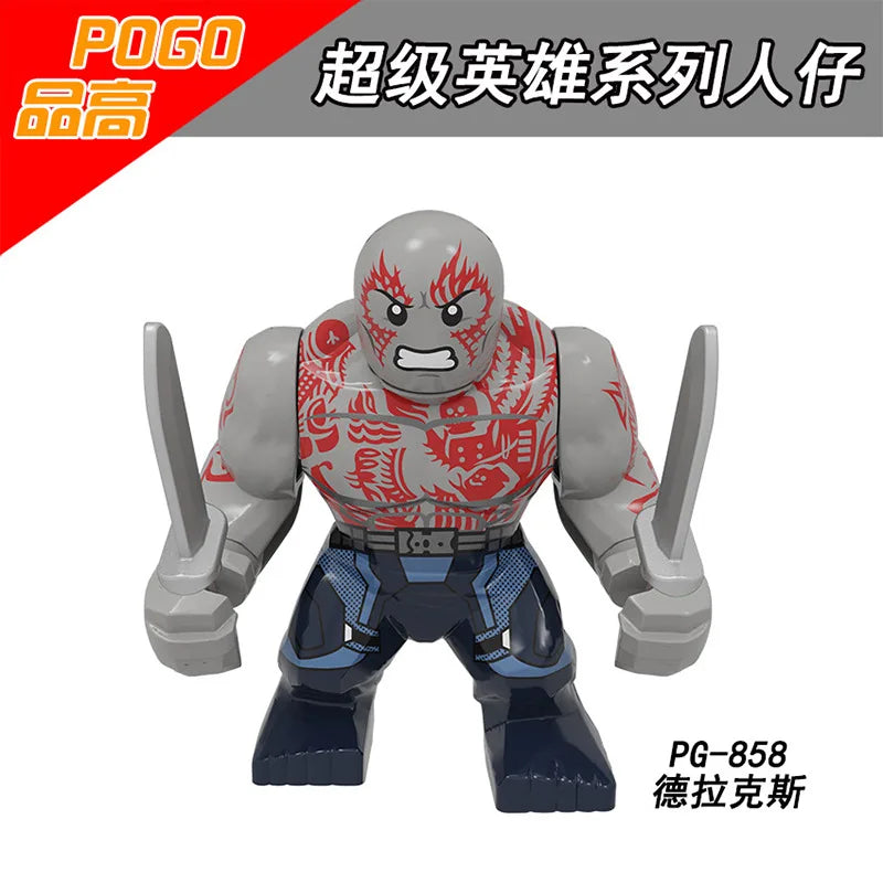 Marvel building blocks, humanoid dolls, mini dolls, Hulk, children's toys, birthday gifts, cartoon characters, Christmas gifts