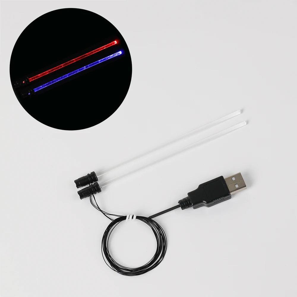 EASYLITE LED Lighting Up Kit For Length 12 Cm Lightsaber Characters General Grievous White Storm No Blocks