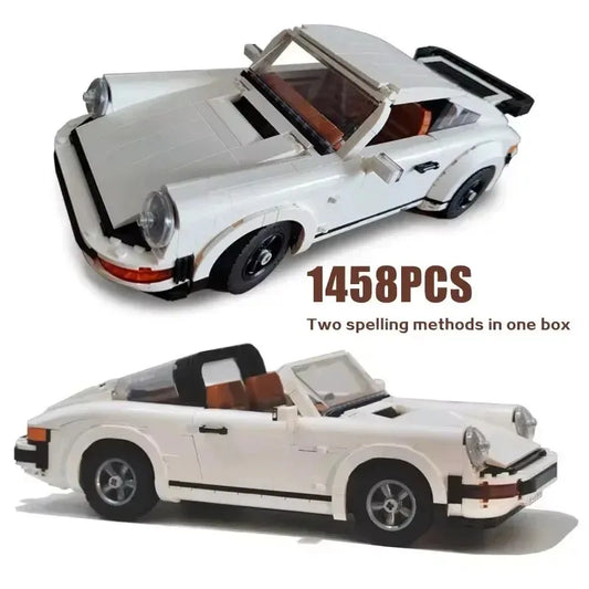 Hot Toys Technical Retro Car Model Legoing 10295 Building Blocks Set Race Classic Kit for Adults and Teens Toys Gift 1458PCS