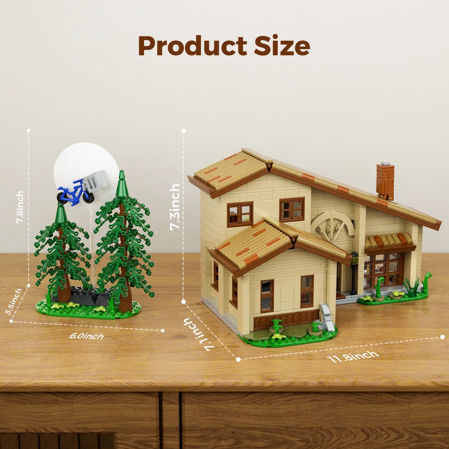 Elliot's House Building Blocks Set Alien Movie House Hut Bricks Model Toys Village Architecture Collection Gifts for Fans Adults