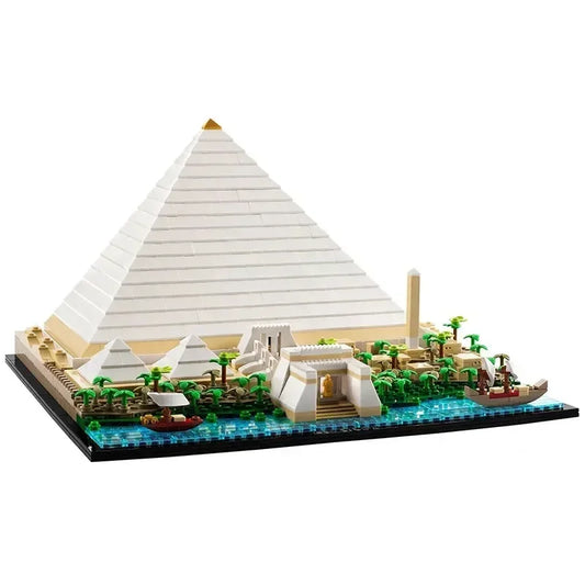 Hot Toys Classic Legoing  The Great Pyramid of Giza Model City Architecture Street View Building Blocks DIY Assembled Toys