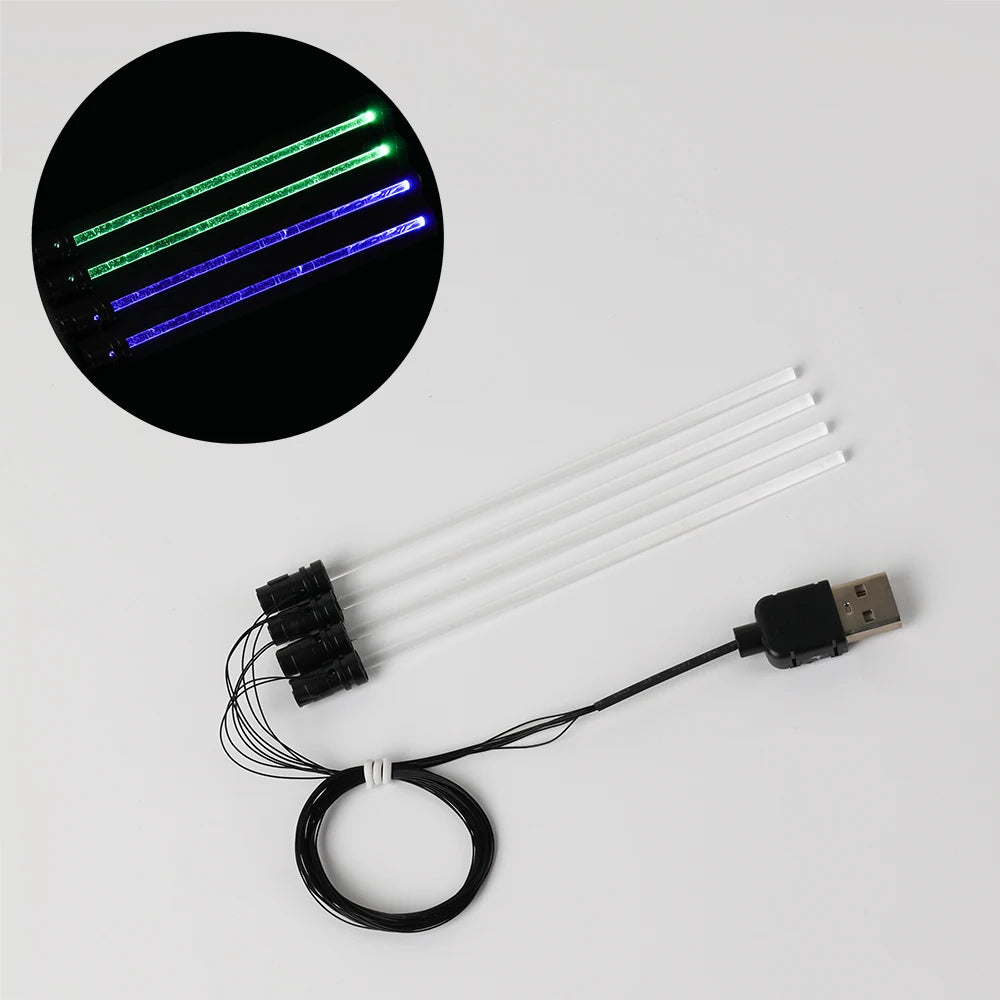 EASYLITE LED Lighting Up Kit For Length 12 Cm Lightsaber Characters General Grievous White Storm No Blocks