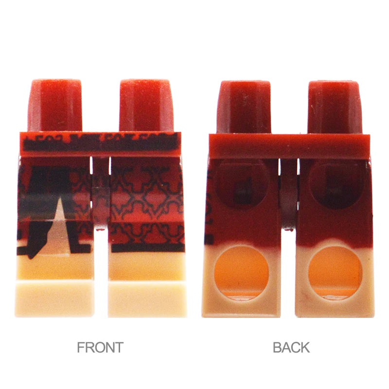 10 MOC Leg Pants Dress Short legs Body Wear Compatible building blocks Toys