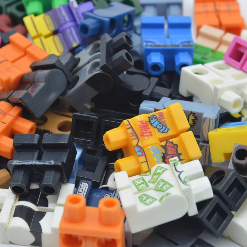 10 MOC Leg Pants Dress Short legs Body Wear Compatible building blocks Toys