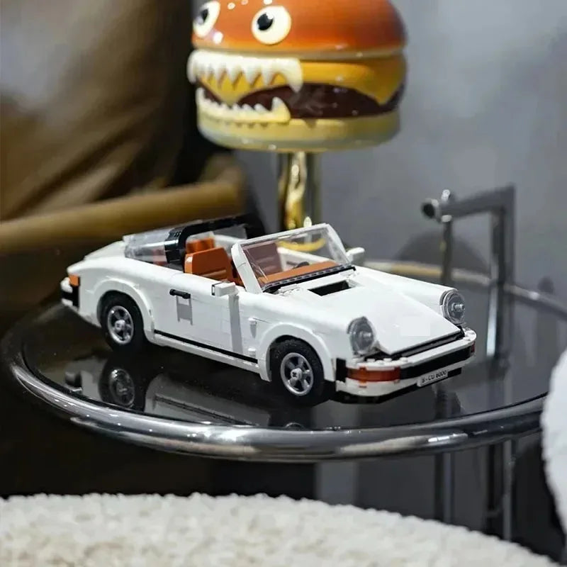Hot Toys Technical Retro Car Model Legoing 10295 Building Blocks Set Race Classic Kit for Adults and Teens Toys Gift 1458PCS