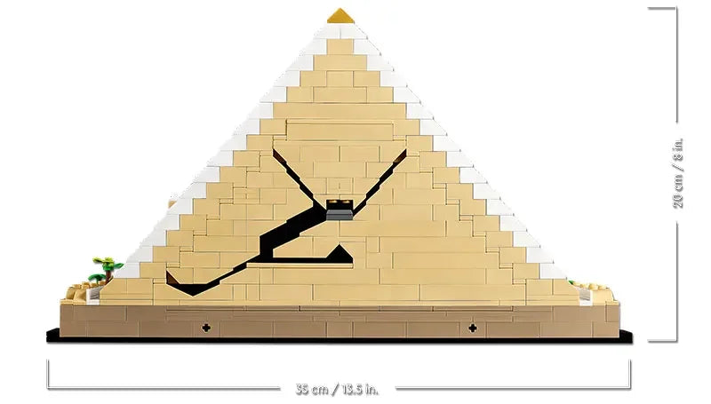 Hot Toys Classic Legoing  The Great Pyramid of Giza Model City Architecture Street View Building Blocks DIY Assembled Toys