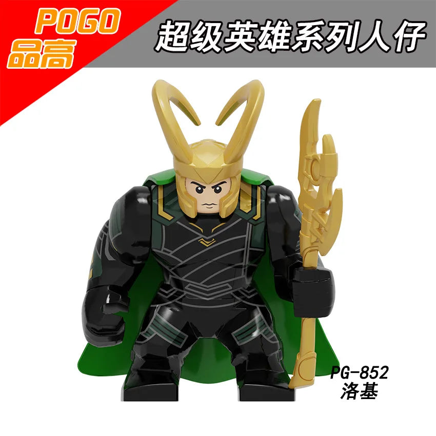 Marvel building blocks, humanoid dolls, mini dolls, Hulk, children's toys, birthday gifts, cartoon characters, Christmas gifts