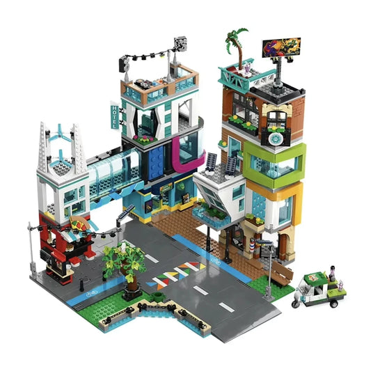 legolcks 2025 New building Series 2010pcs Modern Metropolis Model Building Blocks DIY Assembly Toys Christmas Birthday Gifts