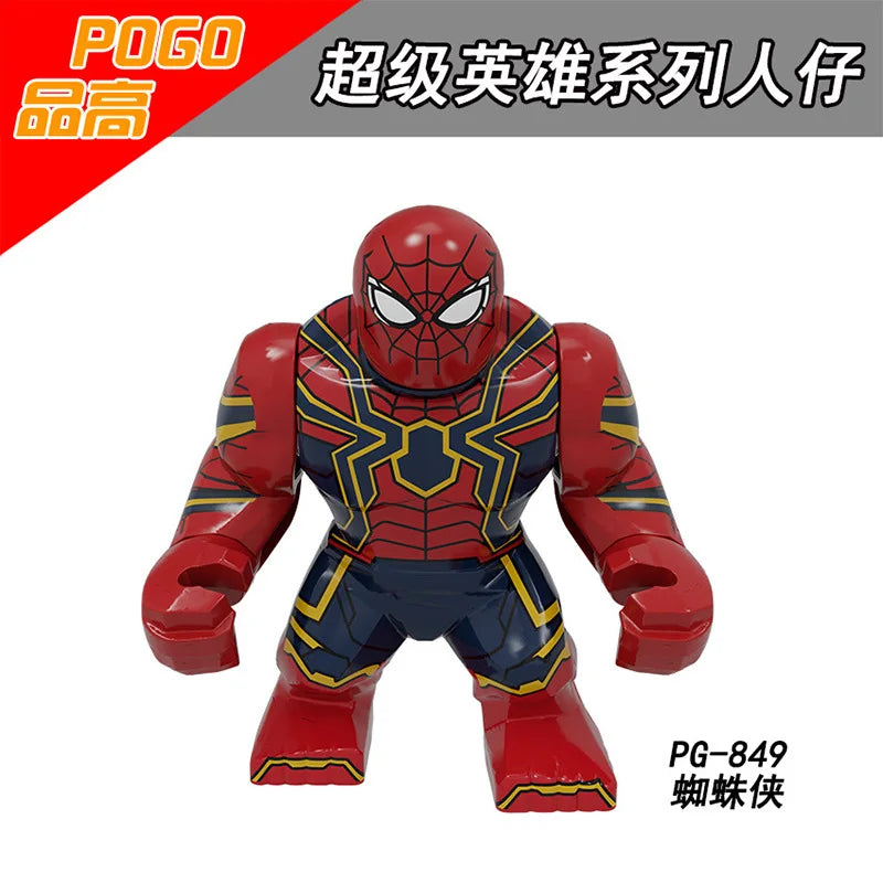 Marvel building blocks, humanoid dolls, mini dolls, Hulk, children's toys, birthday gifts, cartoon characters, Christmas gifts