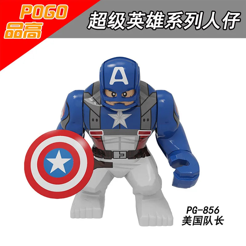 Marvel building blocks, humanoid dolls, mini dolls, Hulk, children's toys, birthday gifts, cartoon characters, Christmas gifts