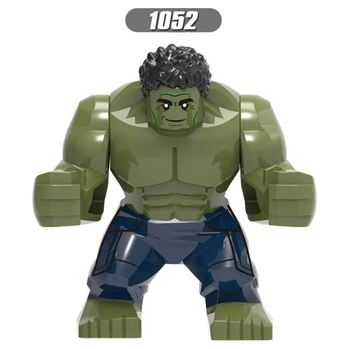 Marvel building blocks, humanoid dolls, mini dolls, Hulk, children's toys, birthday gifts, cartoon characters, Christmas gifts