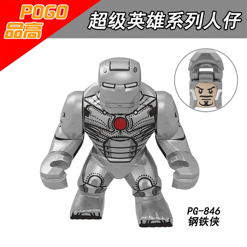 Marvel building blocks, humanoid dolls, mini dolls, Hulk, children's toys, birthday gifts, cartoon characters, Christmas gifts