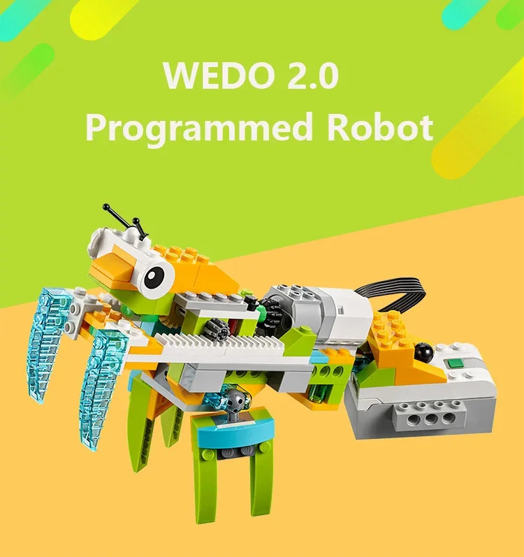 WeDo 2.0 Educational FunctionsParts Compatible 45300 Core Set Building Blocks DIY Toys Christmas Gifts Charge  version