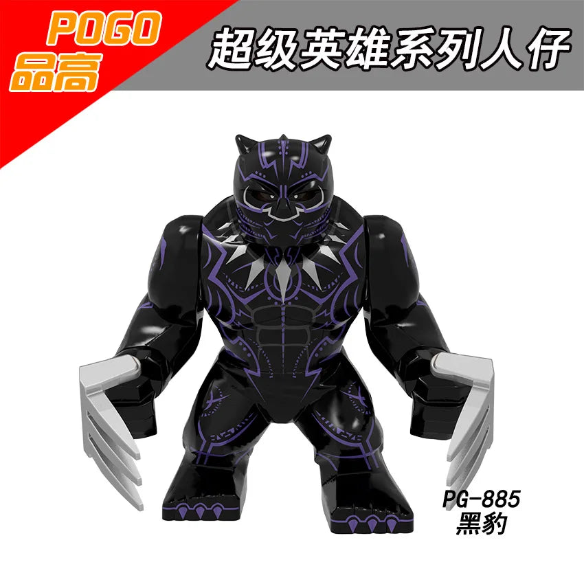 Marvel building blocks, humanoid dolls, mini dolls, Hulk, children's toys, birthday gifts, cartoon characters, Christmas gifts
