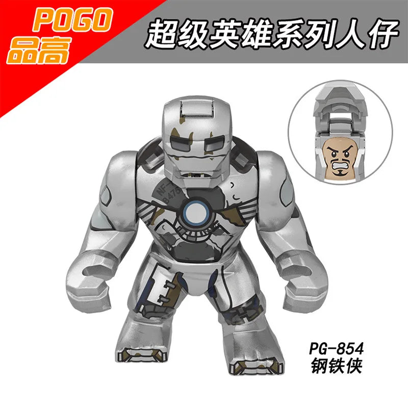 Marvel building blocks, humanoid dolls, mini dolls, Hulk, children's toys, birthday gifts, cartoon characters, Christmas gifts