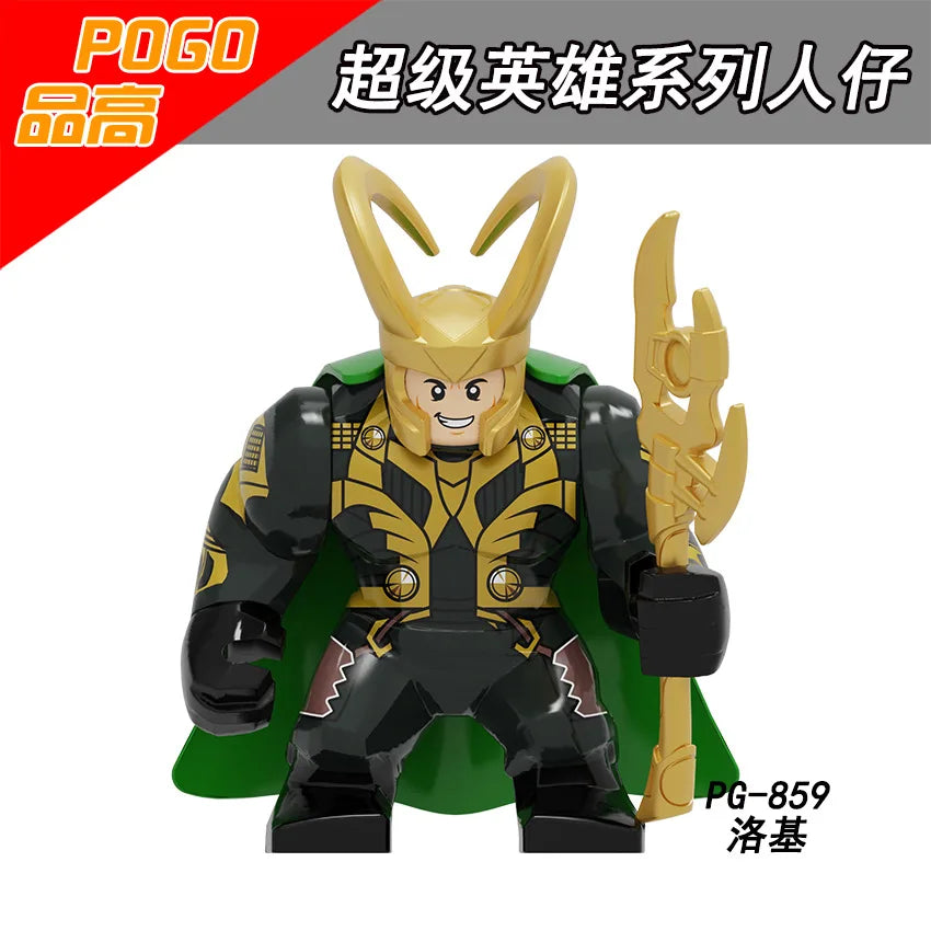 Marvel building blocks, humanoid dolls, mini dolls, Hulk, children's toys, birthday gifts, cartoon characters, Christmas gifts