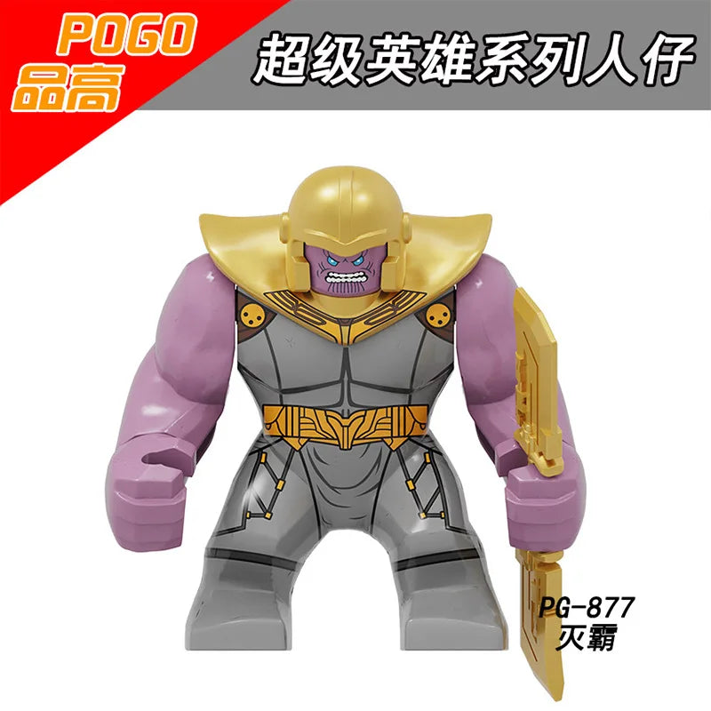 Marvel building blocks, humanoid dolls, mini dolls, Hulk, children's toys, birthday gifts, cartoon characters, Christmas gifts