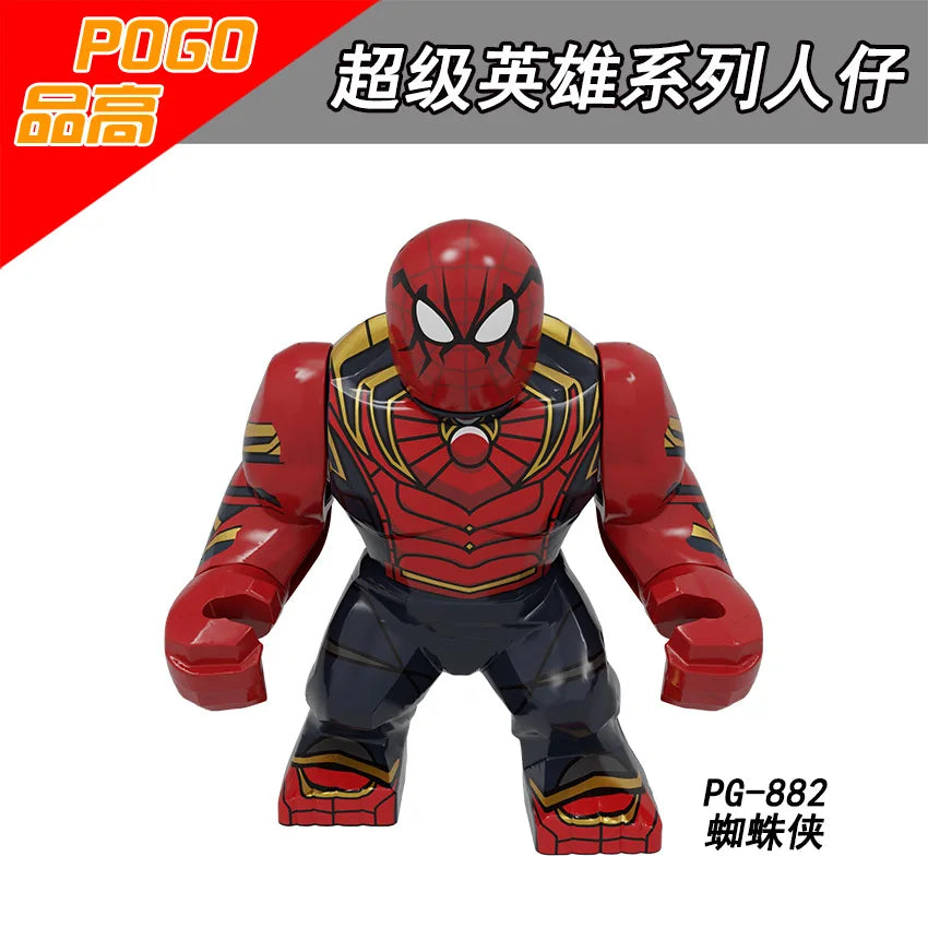 Marvel building blocks, humanoid dolls, mini dolls, Hulk, children's toys, birthday gifts, cartoon characters, Christmas gifts