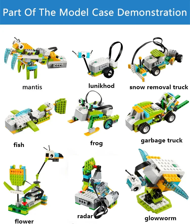 WeDo 2.0 Educational FunctionsParts Compatible 45300 Core Set Building Blocks DIY Toys Christmas Gifts Charge  version